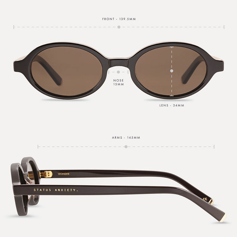 Status Anxiety Wonder Sunglasses Espresso