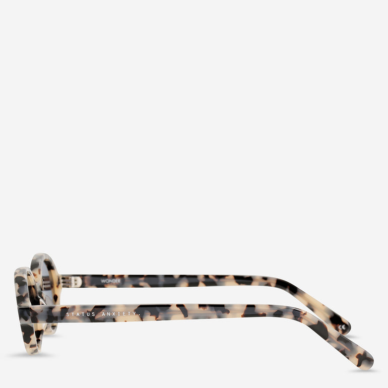Status Anxiety Wonder Sunglasses White Tort