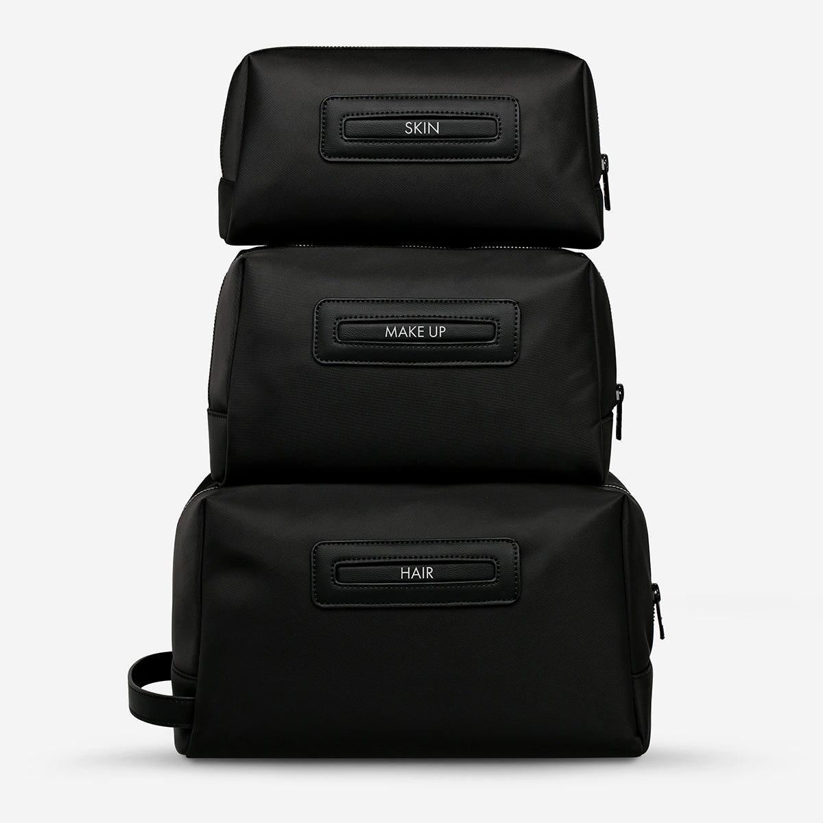 Hunter Recycled Toiletry Bag Bundle - Black
