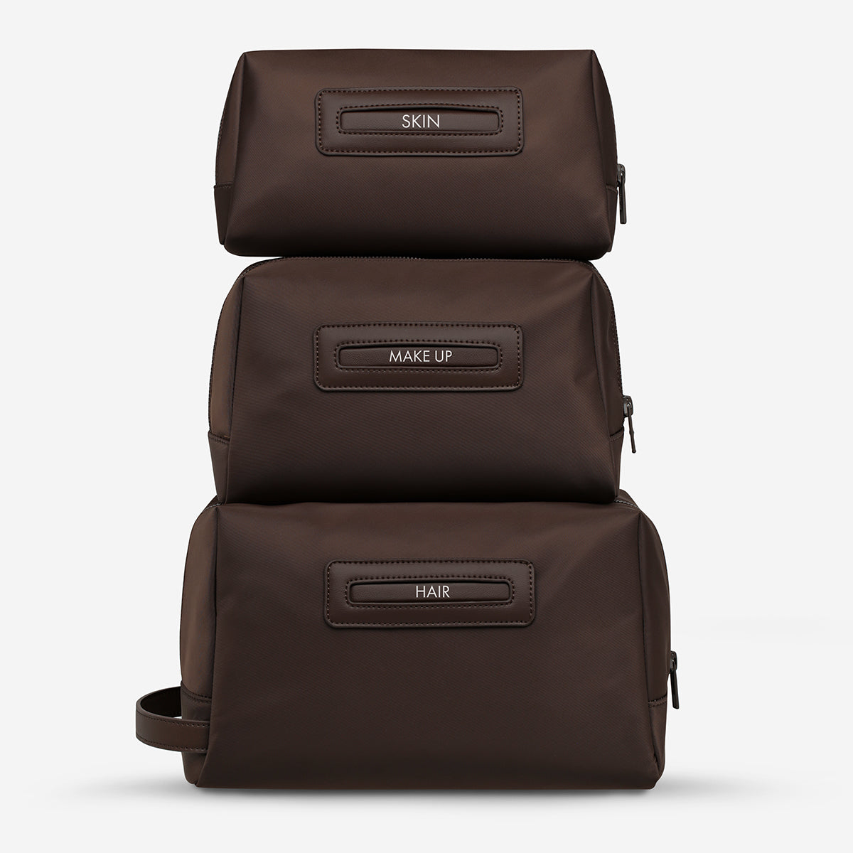 Hunter Recycled Toiletry Bag Bundle - Truffle