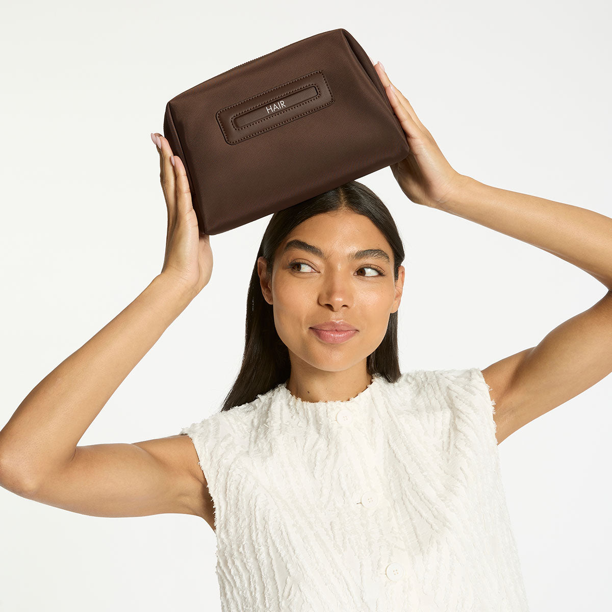 Hunter Recycled Toiletry Bag Medium - Truffle