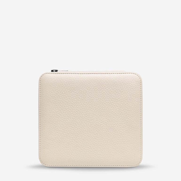 Status Anxiety Along For The Ride Leather Jewellery Case Oat