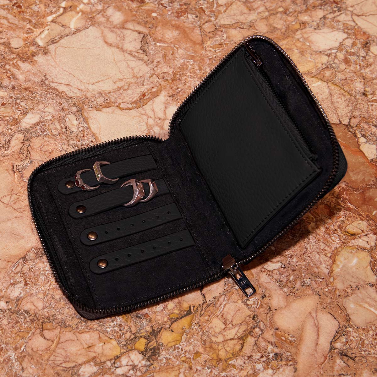 Status Anxiety Change Always Comes Jewellery Case Black