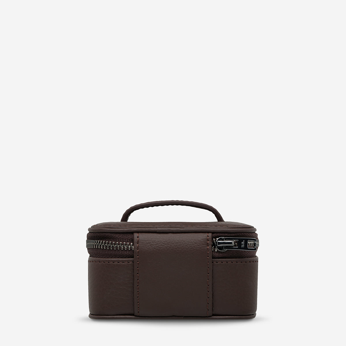 Status Anxiety Heartbreaker Leather Jewellery Case Cocoa