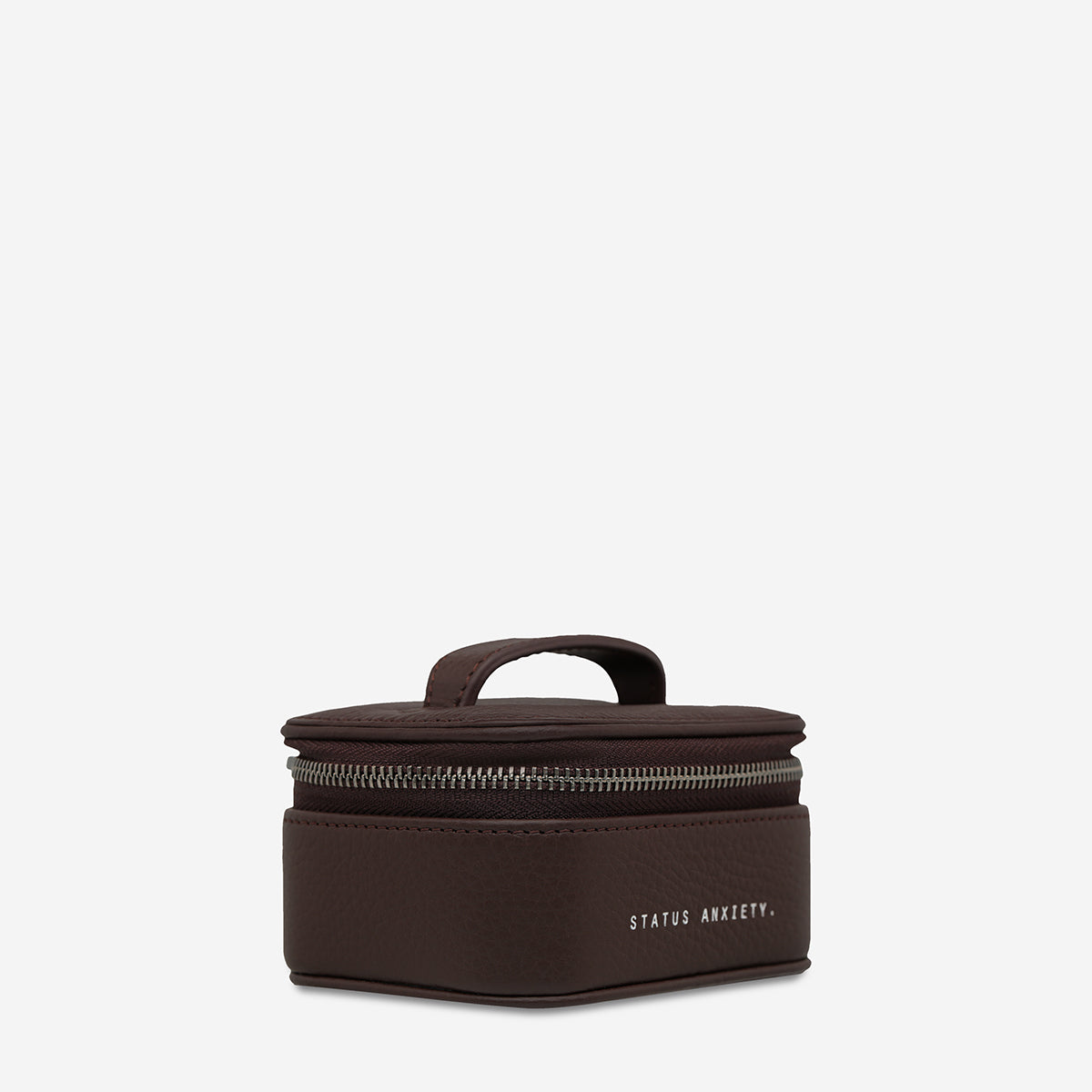 Status Anxiety Heartbreaker Leather Jewellery Case Cocoa
