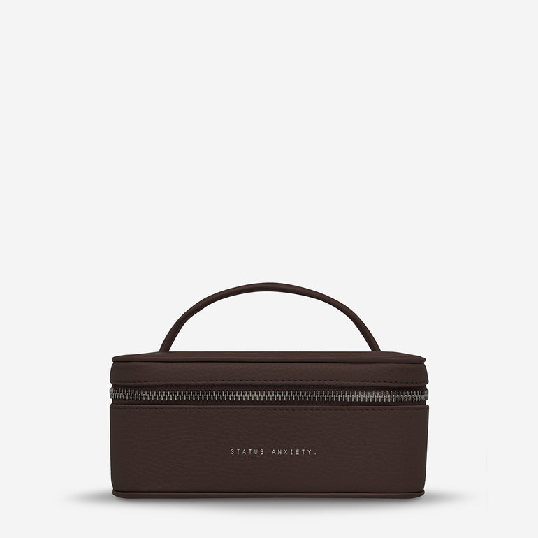 Status Anxiety Shining Armour Leather Case Cocoa