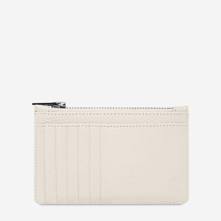 Status Anxiety Avoiding Things Women's Leather Wallet Chalk