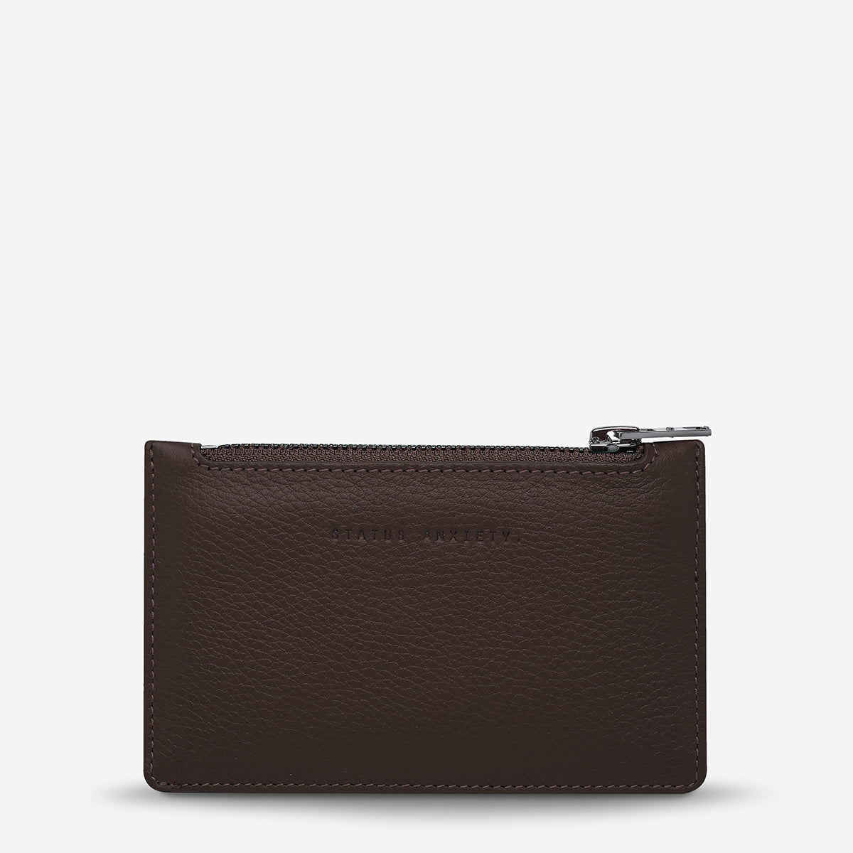 Status Anxiety Avoiding Things Women's Leather Wallet Cocoa