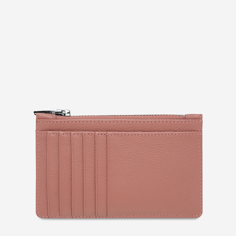 Status Anxiety Avoiding Things Women's Leather Wallet Dusty Rose