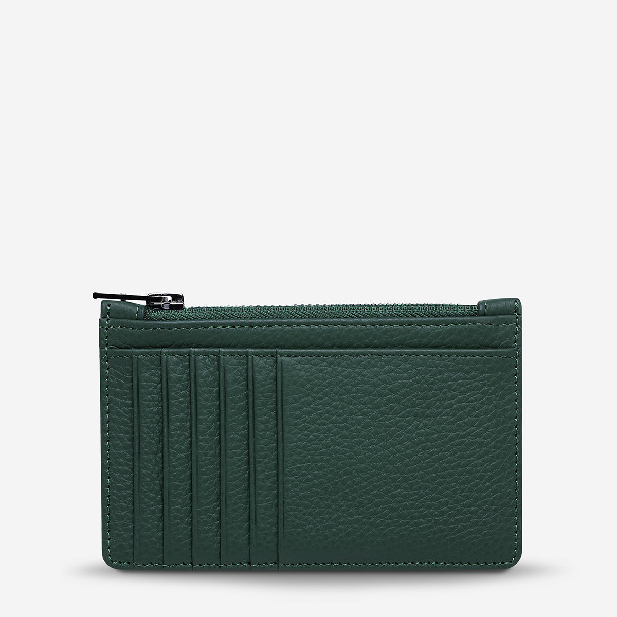 Status Anxiety Avoiding Things Women's Leather Wallet Teal