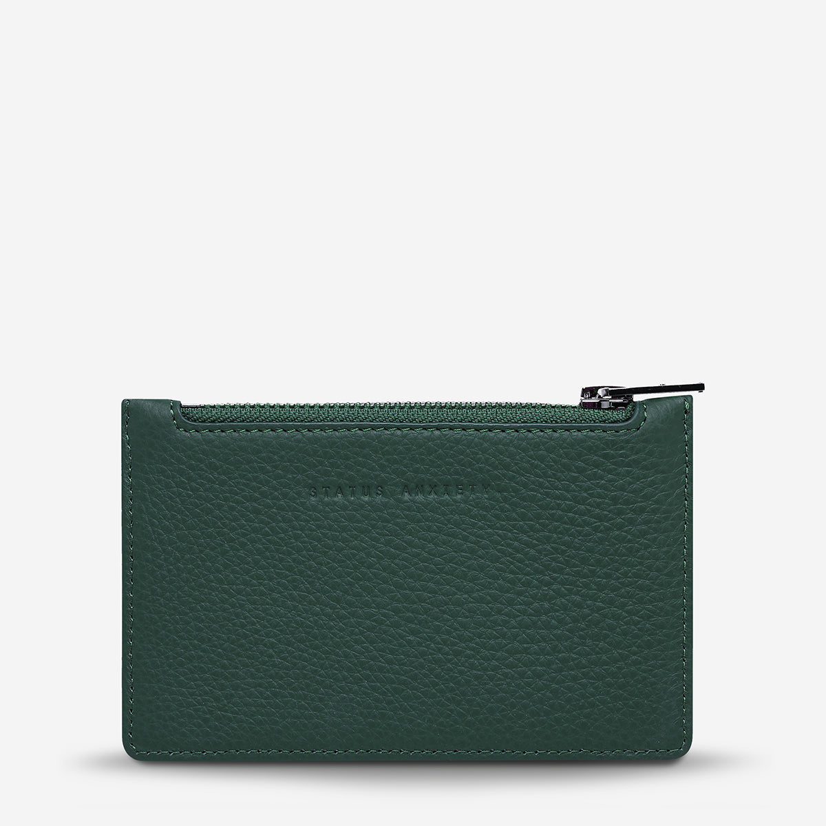 Status Anxiety Avoiding Things Women's Leather Wallet Teal