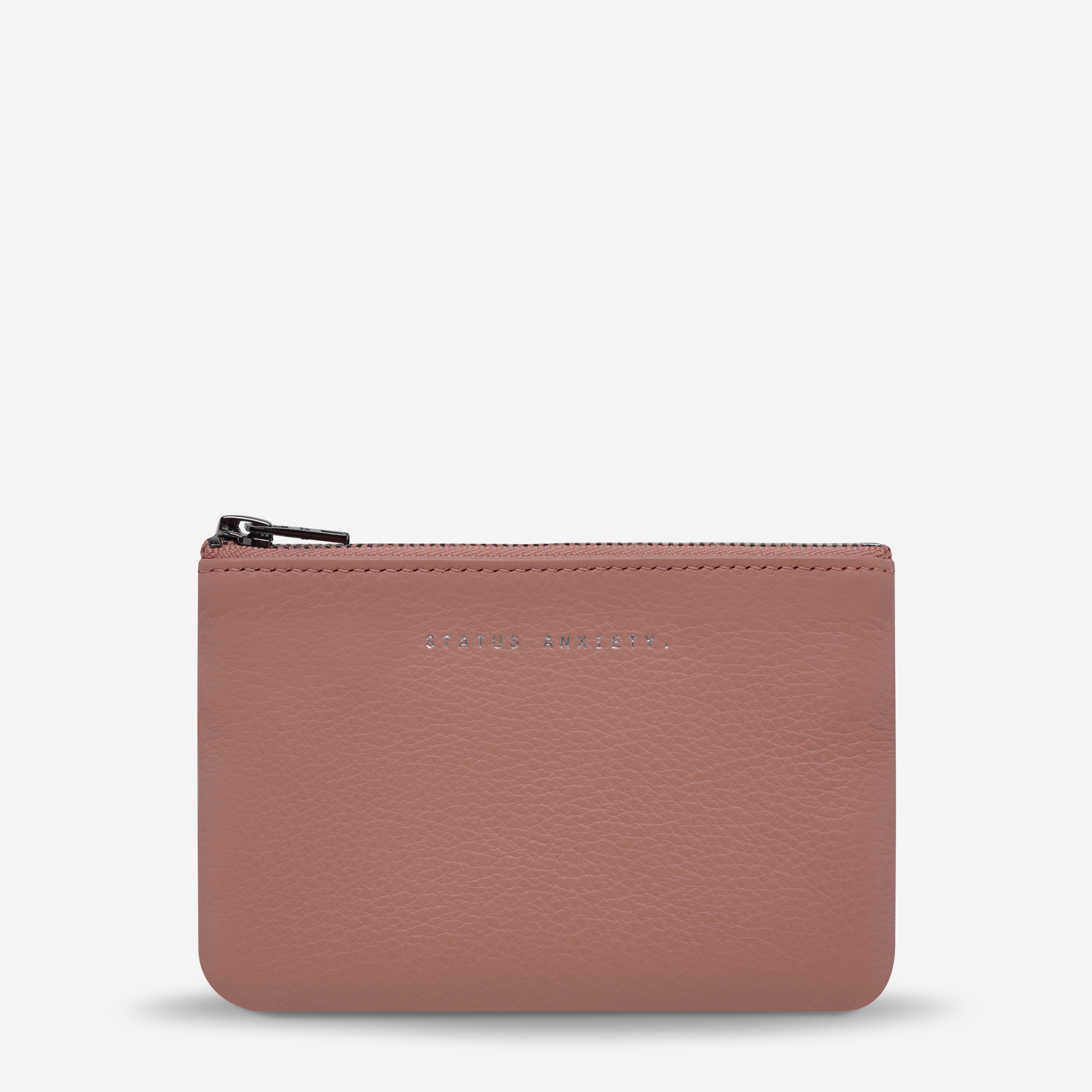 Status Anxiety Change It All Women's Leather Wallet Dusty Rose