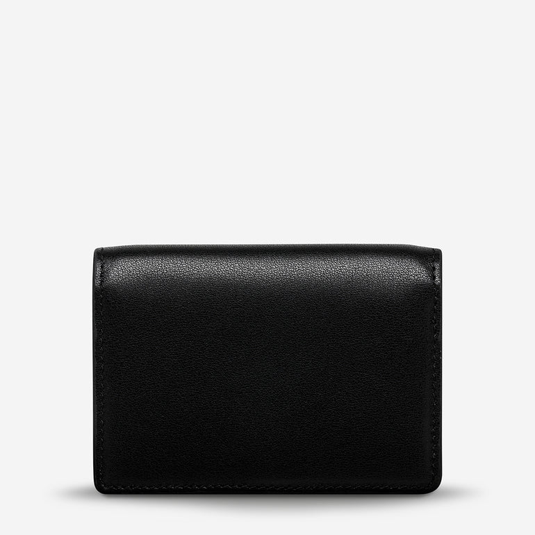 Status Anxiety Easy Does It Women's Leather Wallet Black Nappa