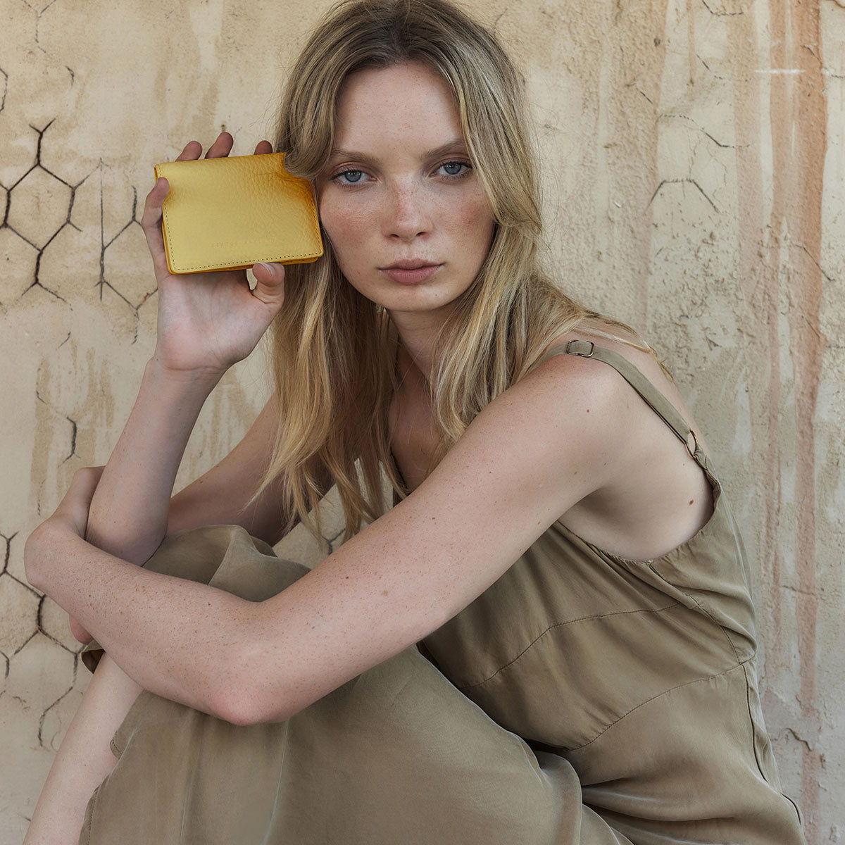 Status Anxiety Easy Does It Women's Leather Wallet Buttermilk