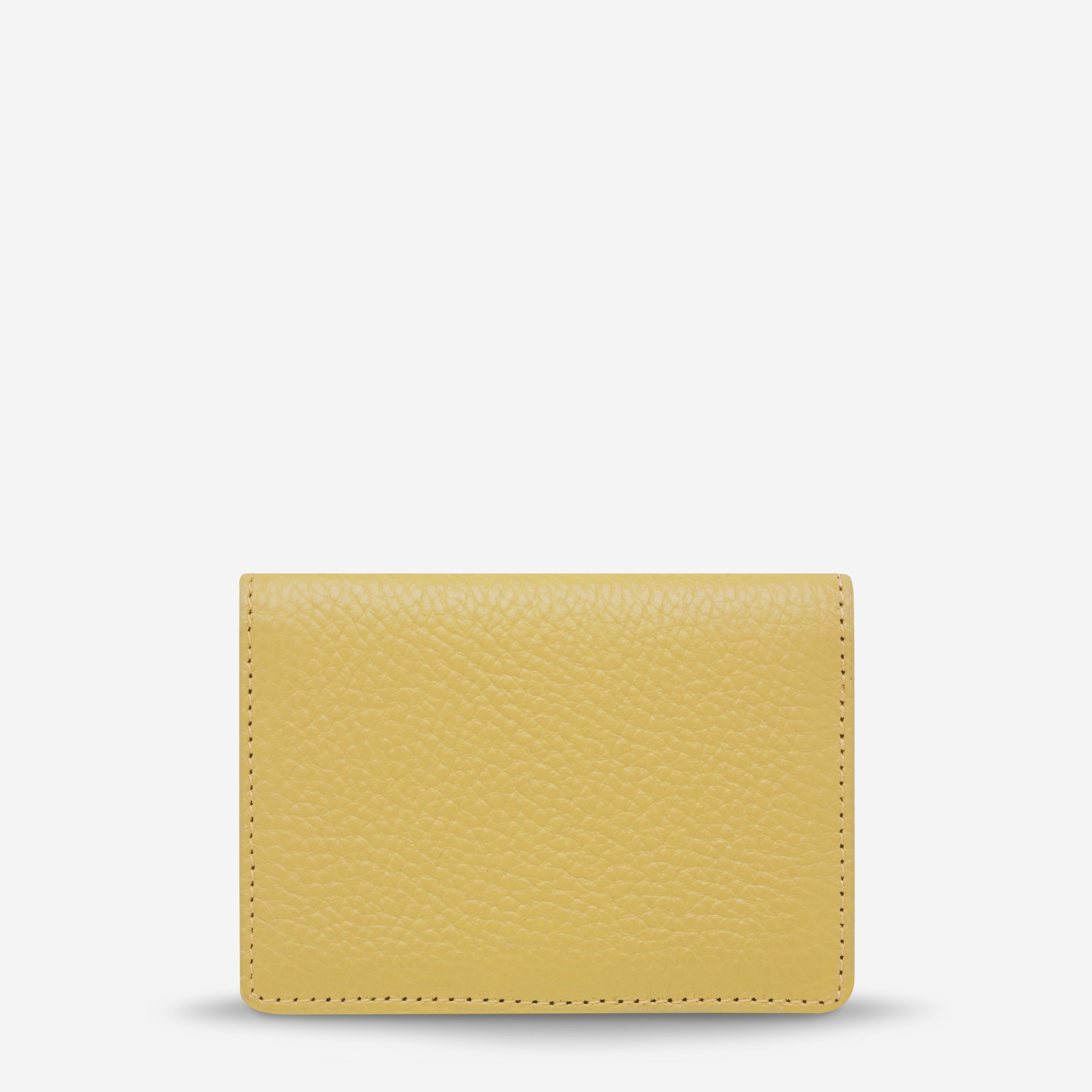 Status Anxiety Easy Does It Women's Leather Wallet Buttermilk