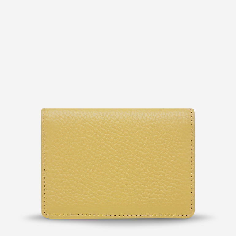 Status Anxiety Easy Does It Women's Leather Wallet Buttermilk