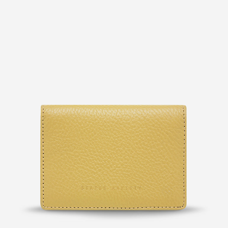 Status Anxiety Easy Does It Women's Leather Wallet Buttermilk