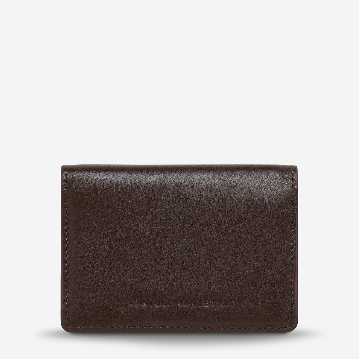 Status Anxiety Easy Does It Women's Leather Wallet Cocoa Nappa