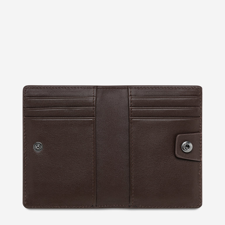 Status Anxiety Easy Does It Women's Leather Wallet Cocoa Nappa