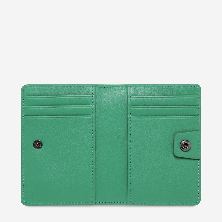 Status Anxiety Easy Does It Women's Leather Wallet Emerald Nappa
