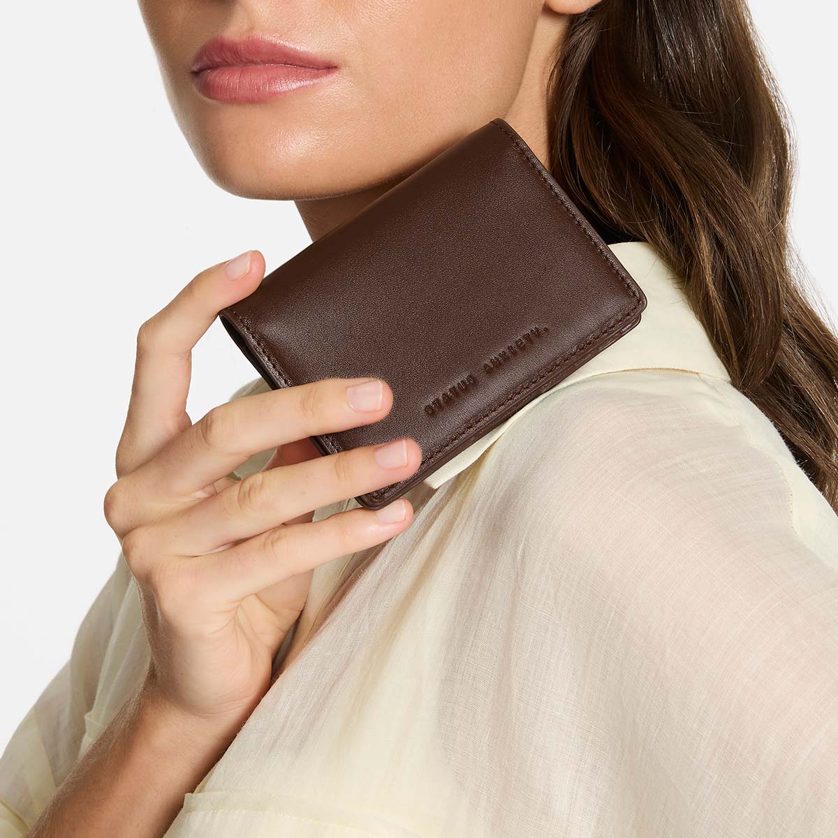 Status Anxiety Easy Does It Women's Leather Wallet Cocoa Nappa