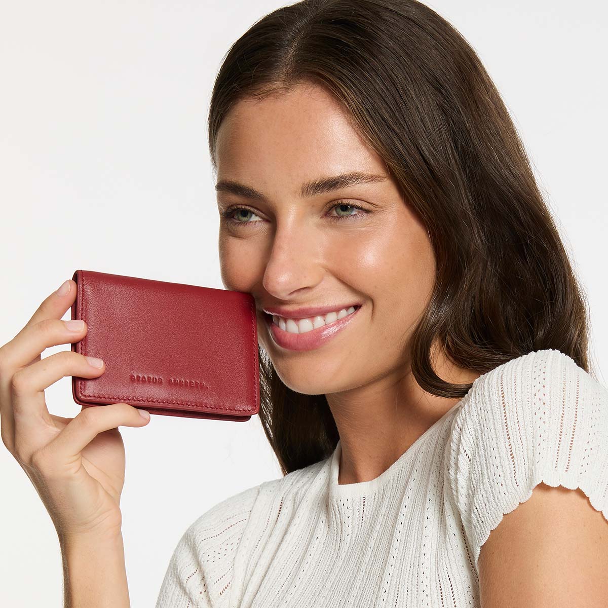 Status Anxiety Easy Does It Women's Leather Wallet Rouge Nappa