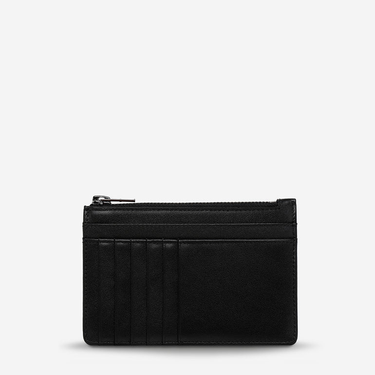 Status Anxiety Gone Again Leather Wallet Black Nappa