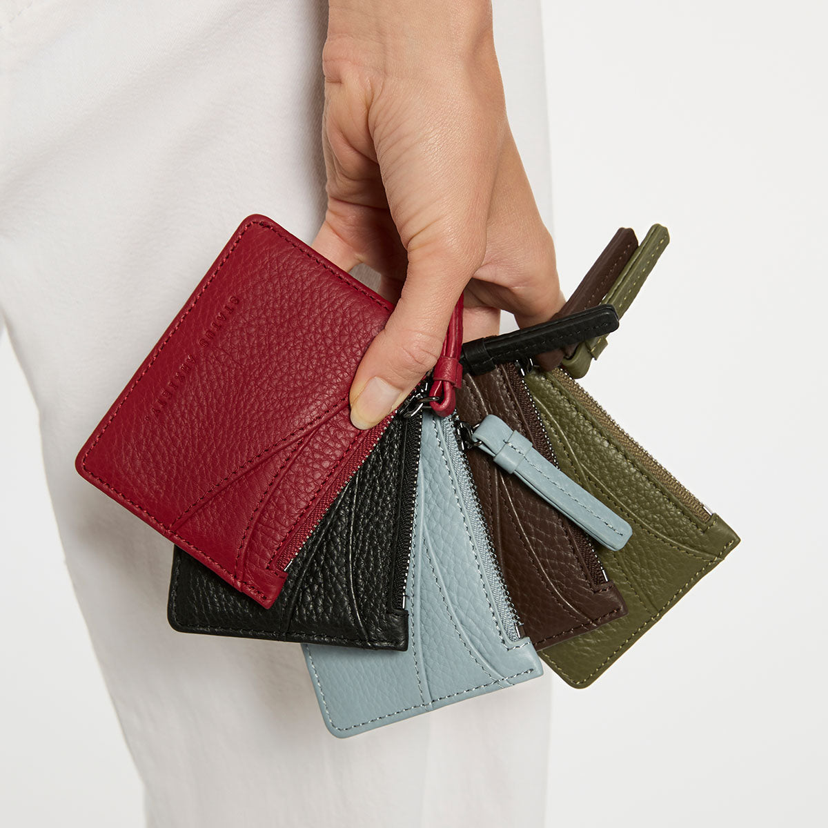Status Anxiety Hearts Still Beating Leather Wallet Cocoa