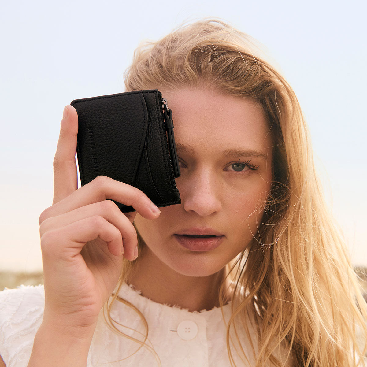 Status Anxiety Hearts Still Beating Leather Wallet Black