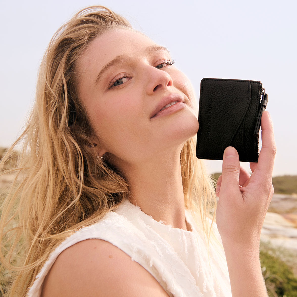 Status Anxiety Hearts Still Beating Leather Wallet Black