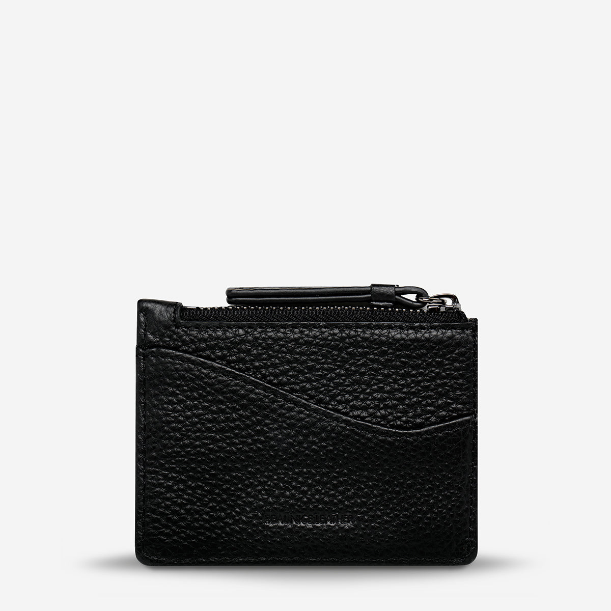 Status Anxiety Hearts Still Beating Leather Wallet Black