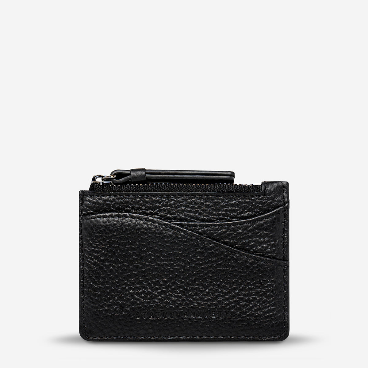 Status Anxiety Hearts Still Beating Leather Wallet Black
