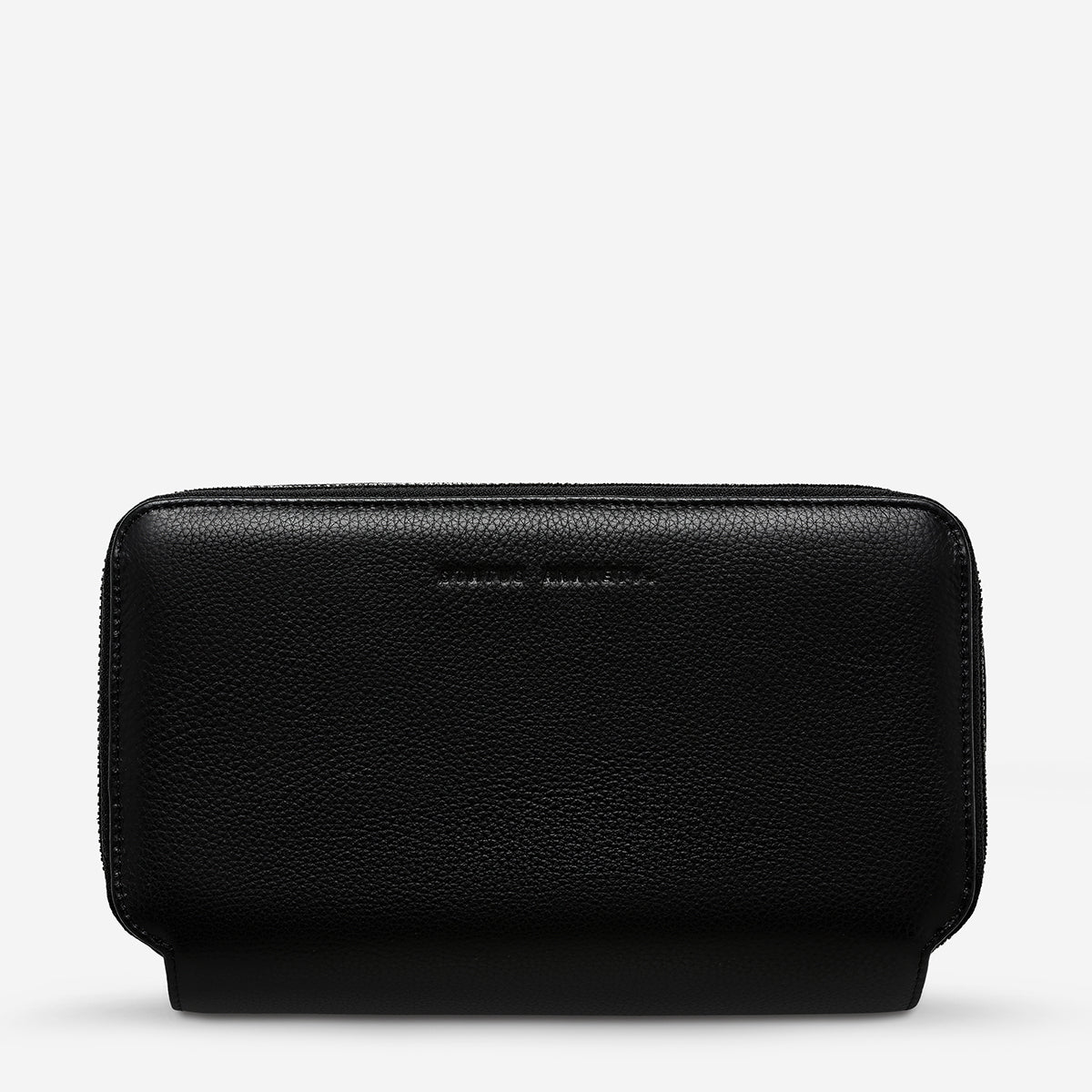 Status Anxiety Home Soon Leather Tech Case Black