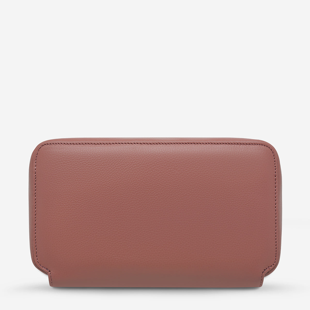 Status Anxiety Home Soon Leather Tech Case Dusty Rose