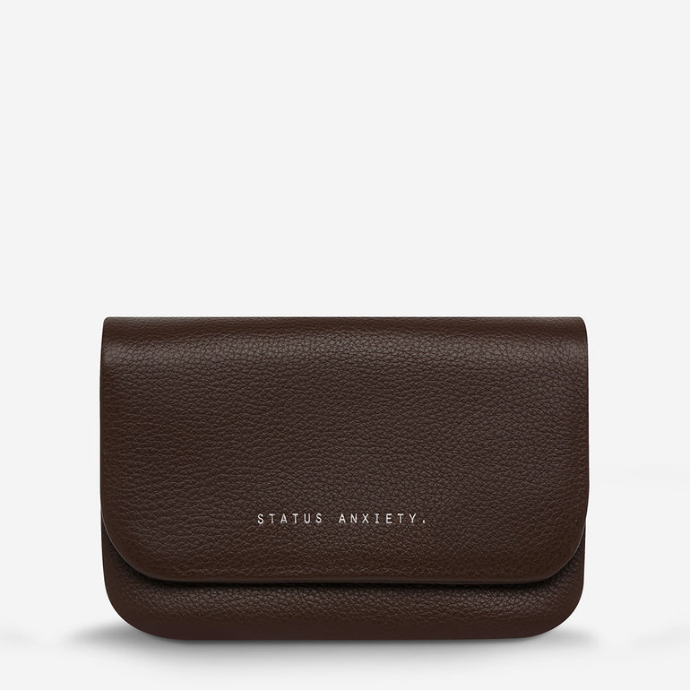 Status Anxiety Impermanent Women's Leather Wallet Cocoa
