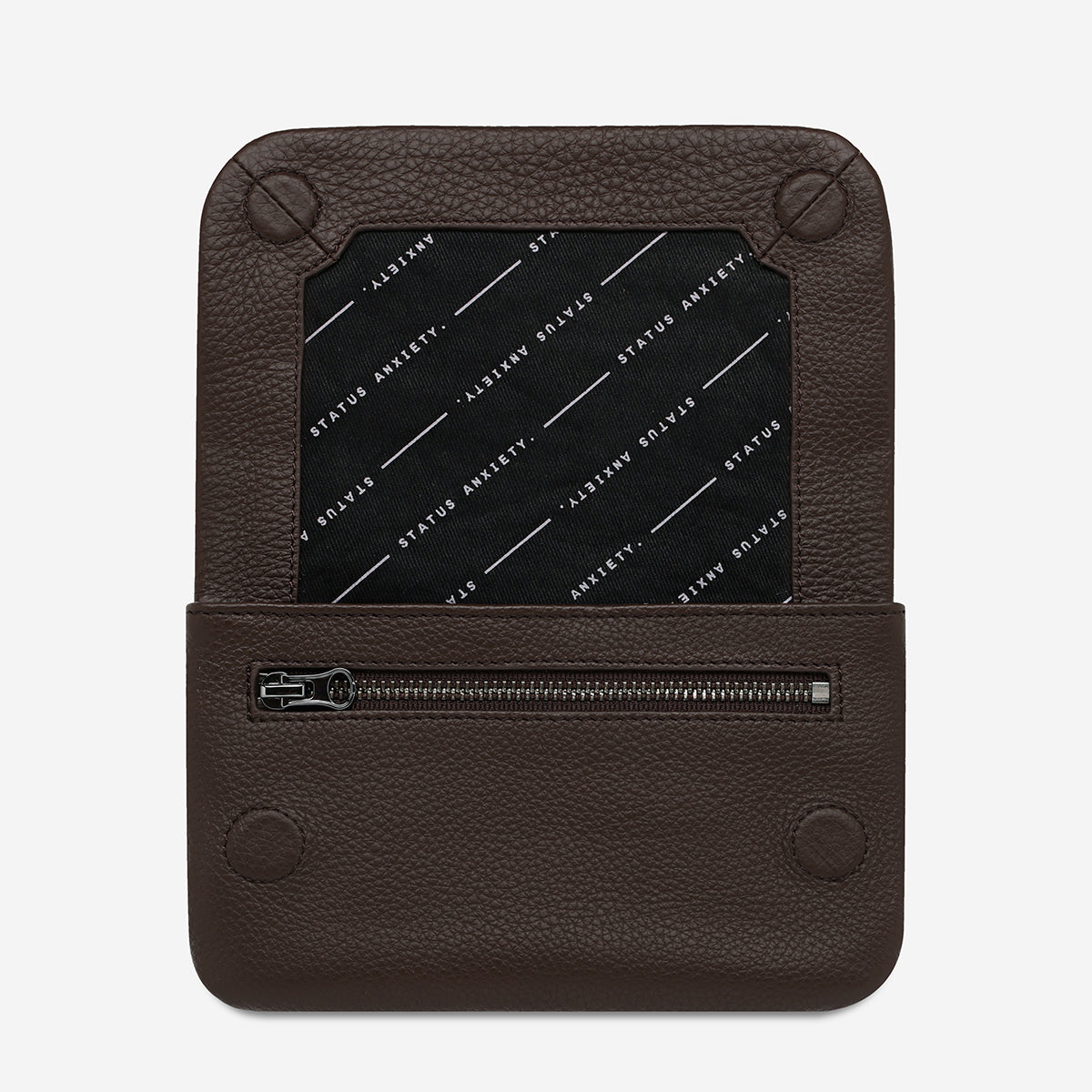 Status Anxiety Impermanent Women's Leather Wallet Cocoa