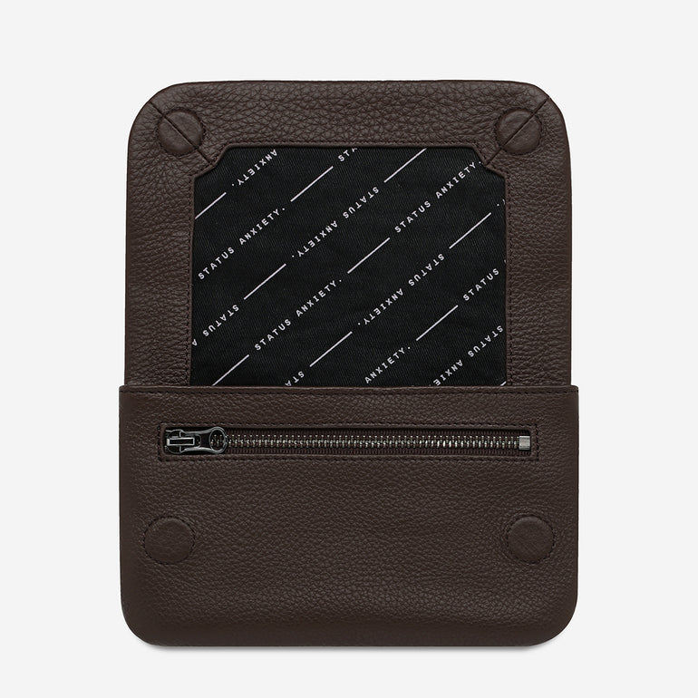 Status Anxiety Impermanent Women's Leather Wallet Cocoa