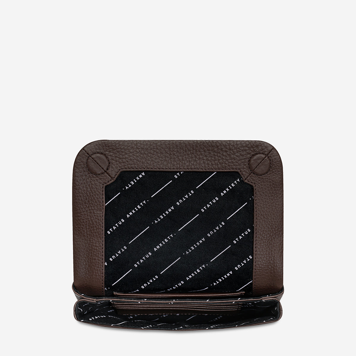 Status Anxiety Impermanent Women's Leather Wallet Cocoa