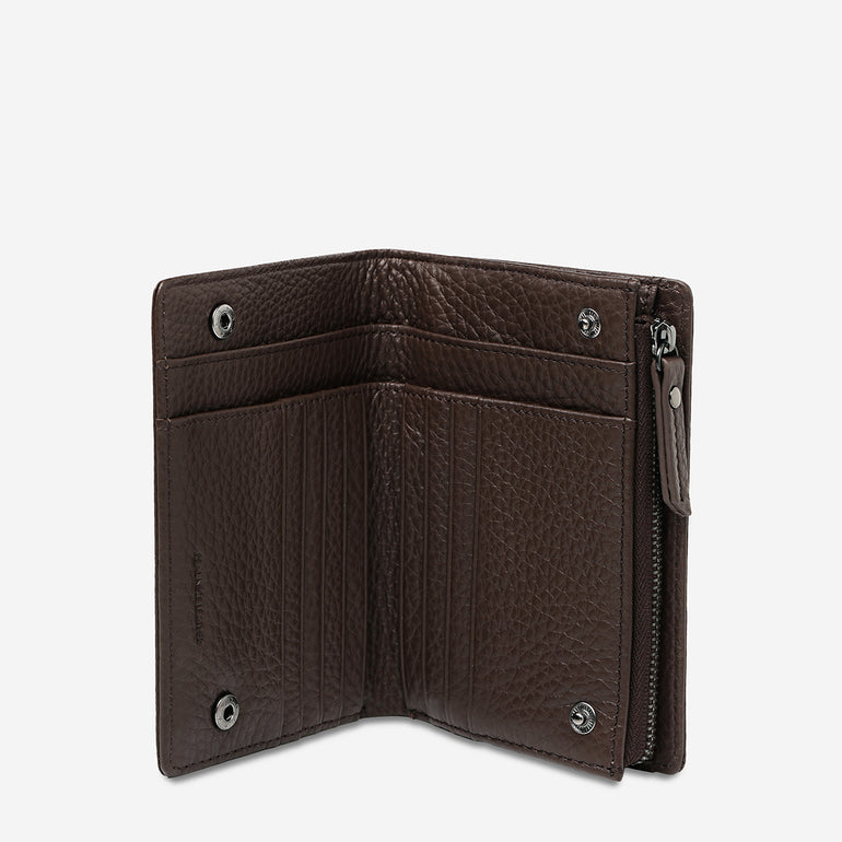 Status Anxiety Insurgency Women's Leather Wallet Cocoa
