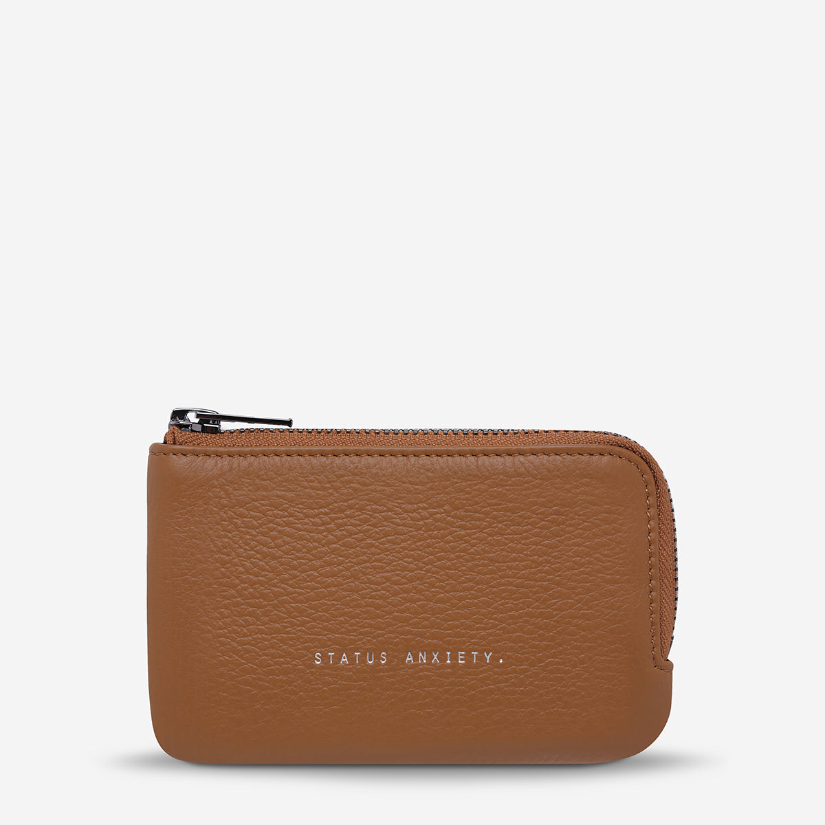 Status Anxiety Left Behind Women's Leather Pouch Camel