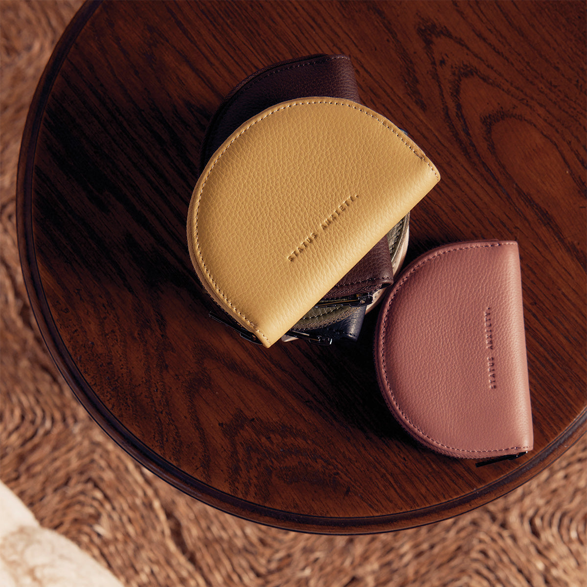 Status Anxiety Lucid Women's Leather Wallet Dusty Rose