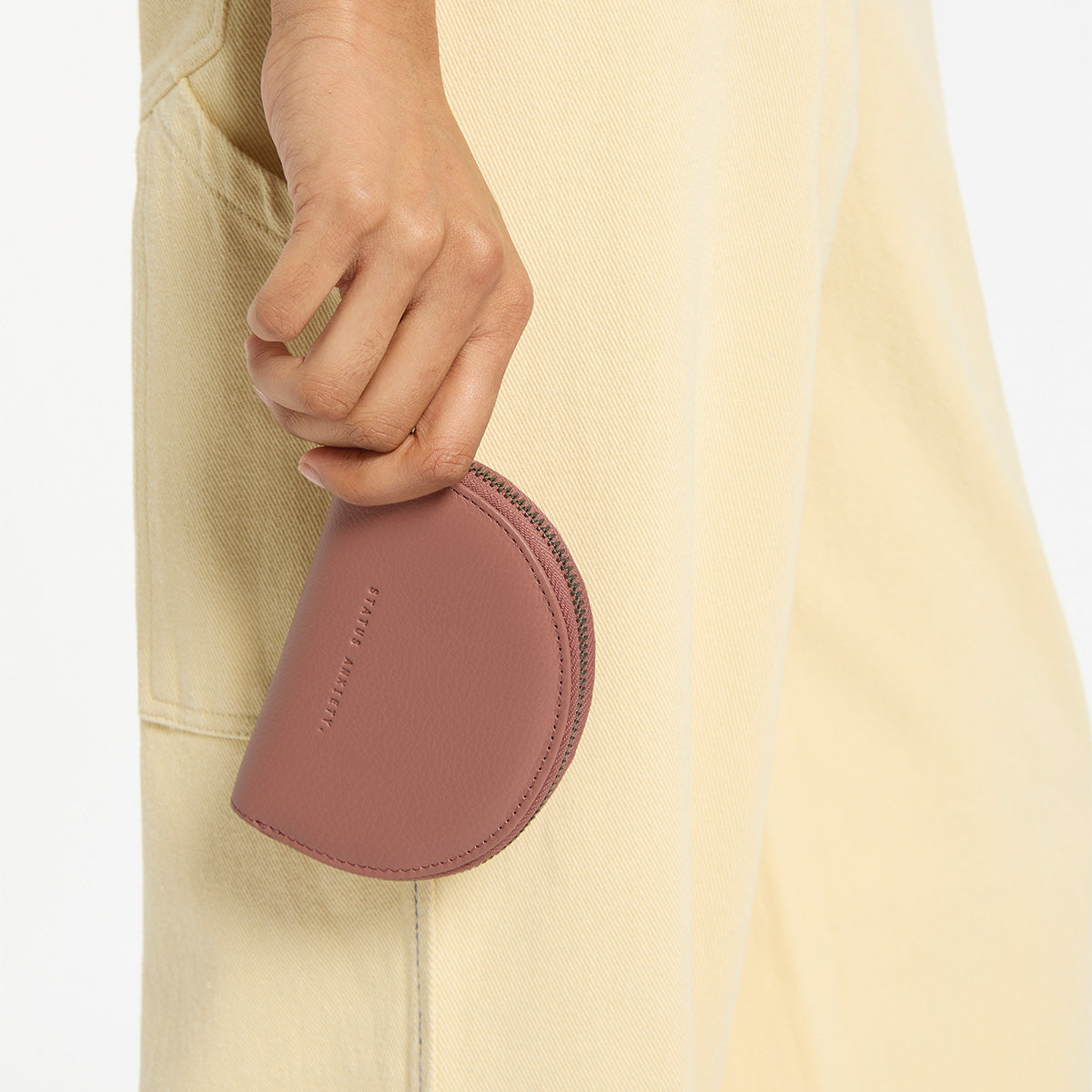 Status Anxiety Lucid Women's Leather Wallet Dusty Rose