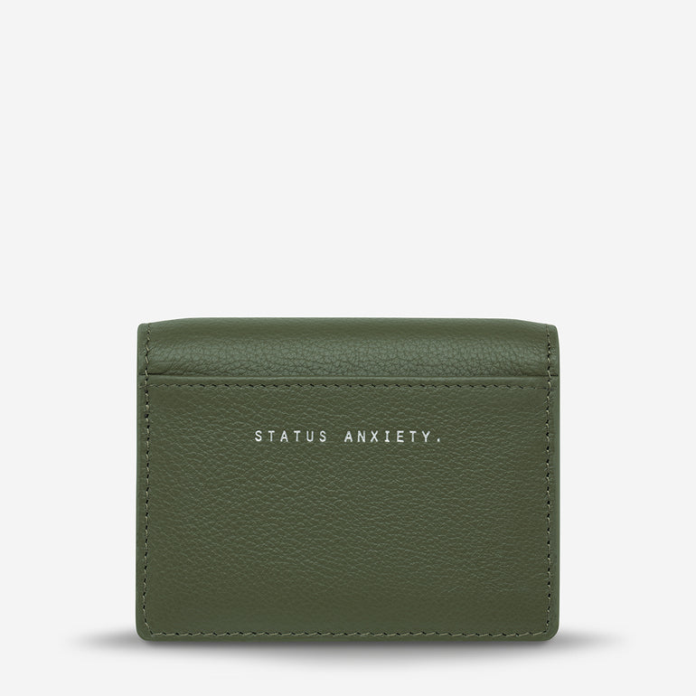 Status Anxiety Lumen Women's Leather Wallet Khaki