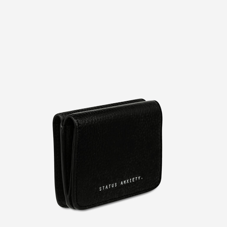 Status Anxiety Miles Away Women's Leather Wallet Black