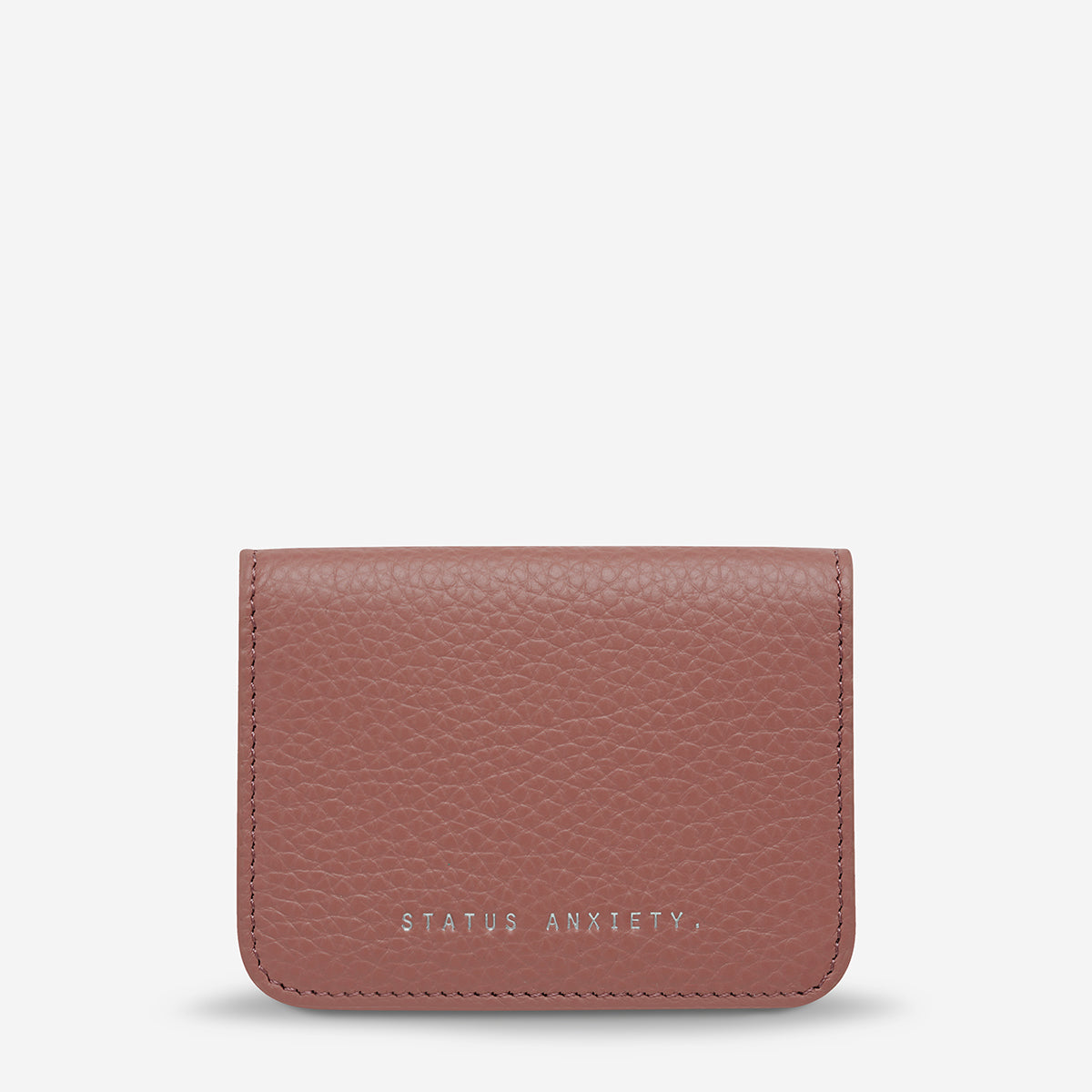Status Anxiety Miles Away Women's Leather Wallet Dusty Rose