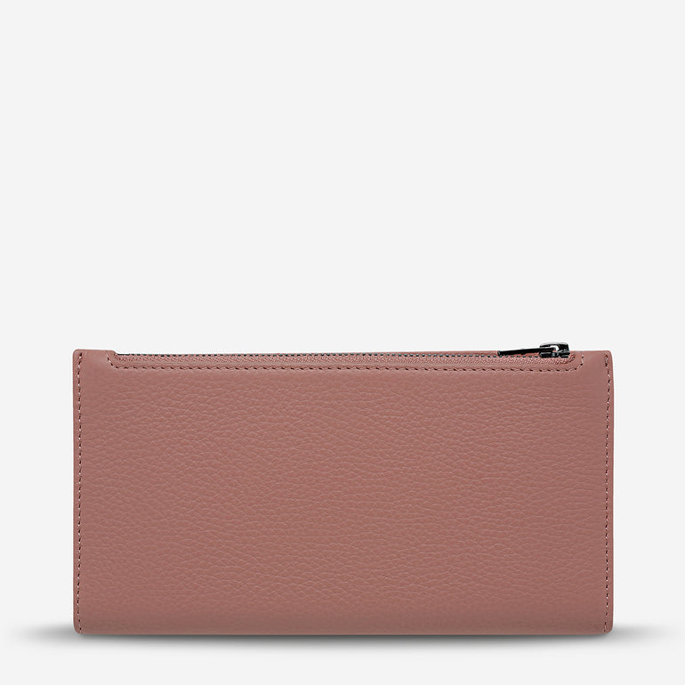 Status Anxiety Old Flame Women's Leather Wallet Dusty Rose