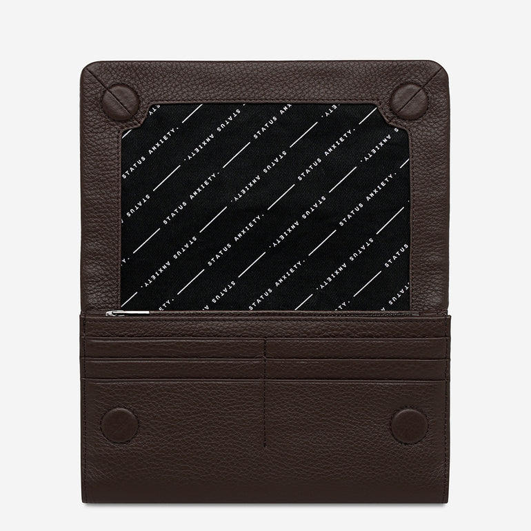 Status Anxiety Remnant Women's Leather Wallet Cocoa