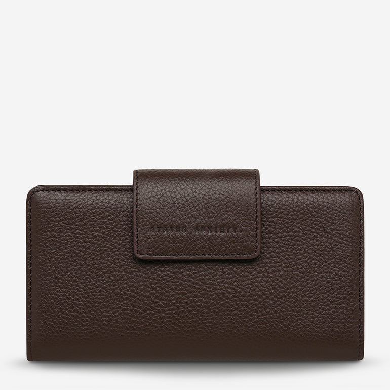 Status Anxiety Ruins Women's Leather Wallet Cocoa