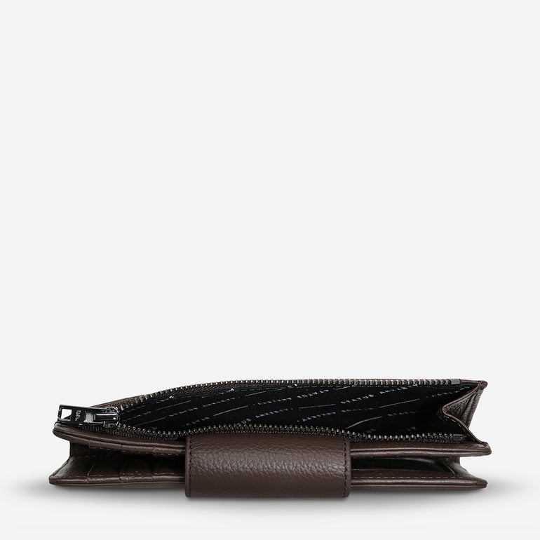 Status Anxiety Ruins Women's Leather Wallet Cocoa
