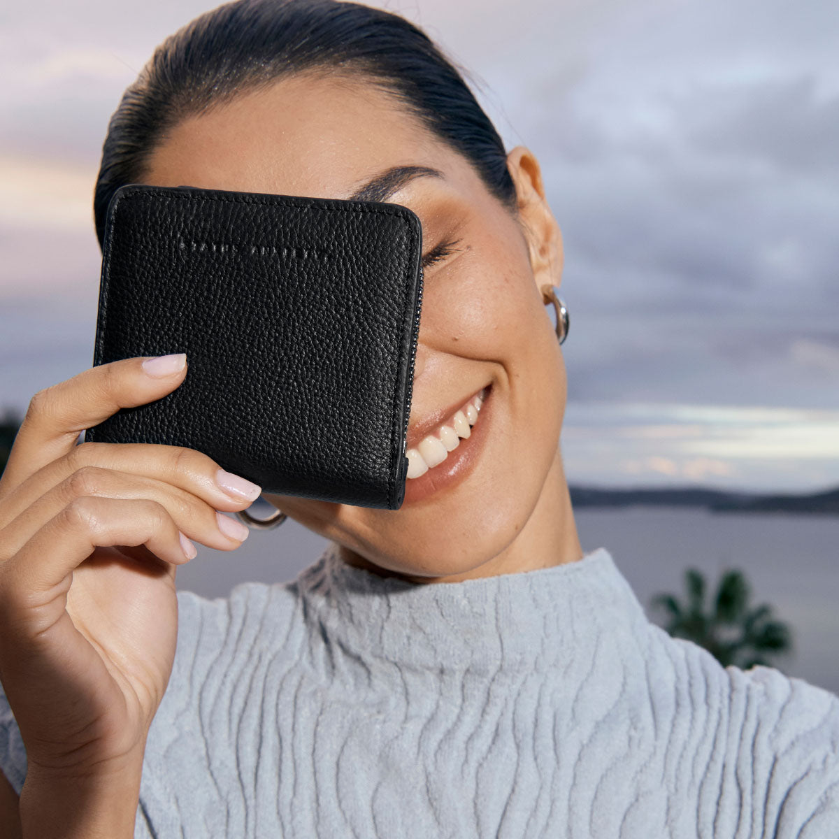Status Anxiety Sense Of Wonder Women's Leather Wallet Black
